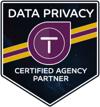 Badge showing Yowie Website's Certified  Agency Partnership for Data Privacy